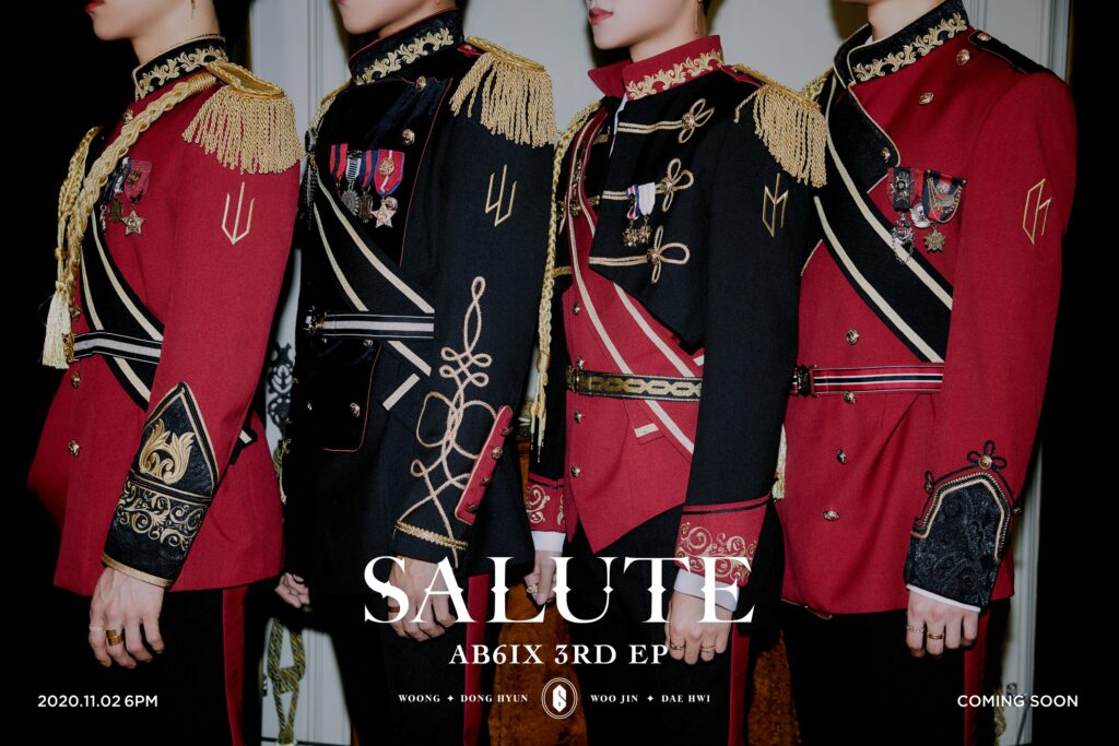AB6IX 3rd mini album Salute announcement poster