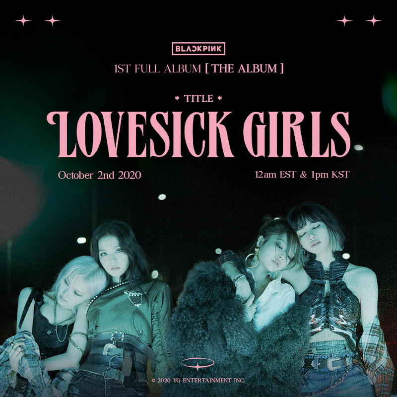 BLACKPINK Lovesick Girls poster