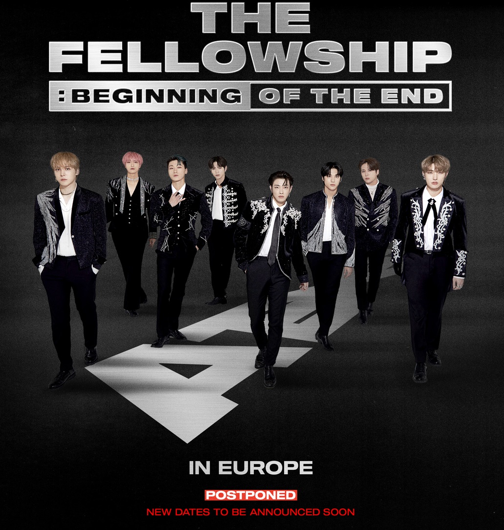 ATEEZ postponed the European leg of “The Fellowship: Beginning of the end“ world tour
