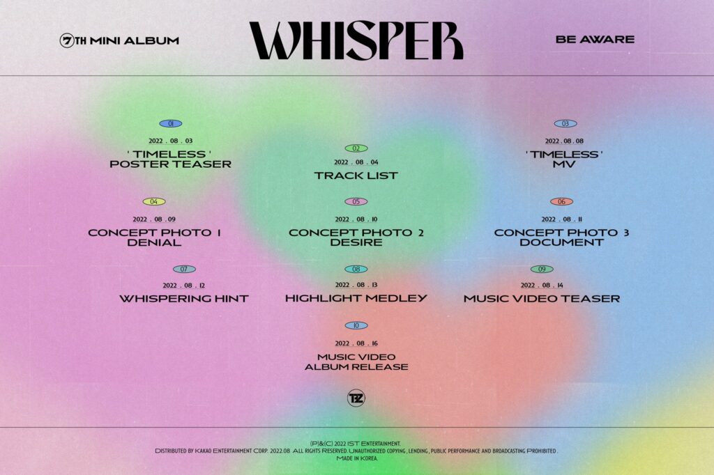 the boyz be aware scheduler 7th mini album 